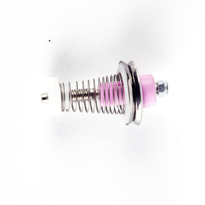 Spring tension set for yarn feeder